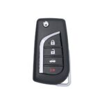 2018 Genuine Toyota Corolla Flip Key Remote 433MHz 4 Button 89070-02F80 USED (1)