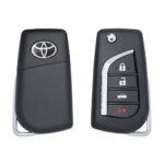 2018 Genuine Toyota Corolla Flip Key Remote 433MHz 4 Button 89070-02F80 (USED)