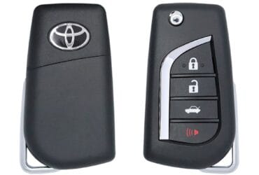 2018 Genuine Toyota Corolla Flip Key Remote 433MHz 4 Button 89070-02F80 (USED)