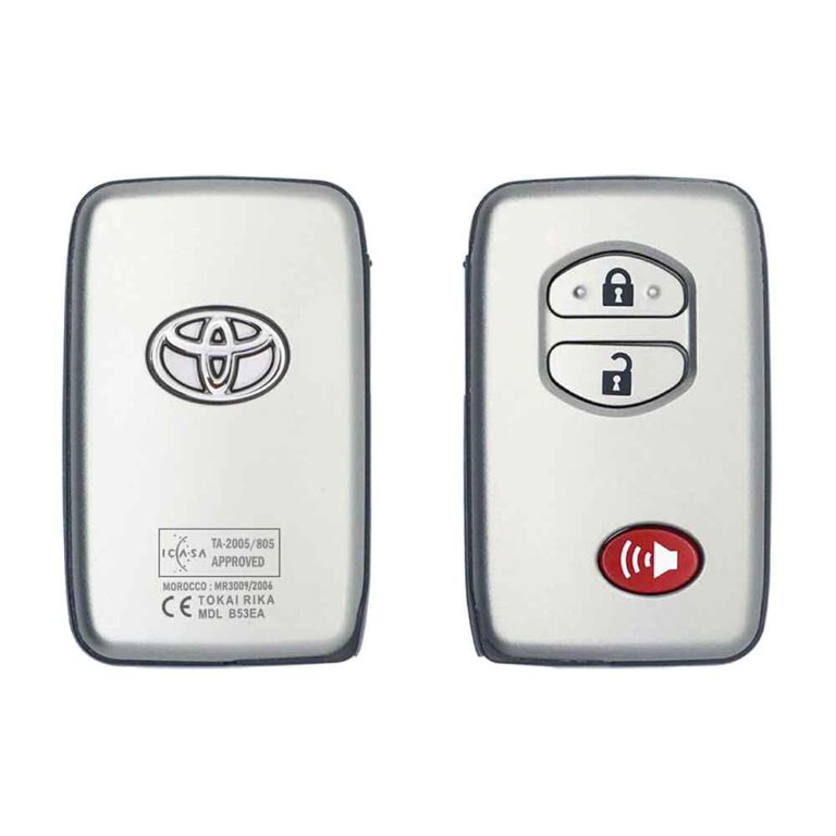 2007-2008 Genuine Toyota Land Cruiser Smart Key Remote 3 Button 433MHz B53EA 89904-60220 USED