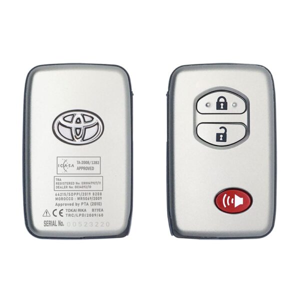 2009-2015 Toyota Land Cruiser Smart Key Remote 3 Button 433MHz B77EA 89904-60792 USED