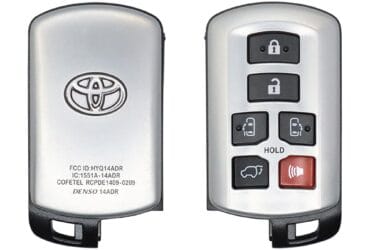 2011-2020 Toyota Sienna Smart Key Remote 6 Button 315MHz HYQ14ADR 89904-08010 USED