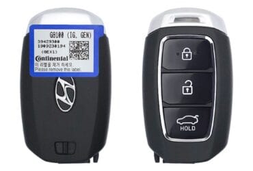 Télécommande intelligente Hyundai Azera 2018 d’origine 3 boutons 433MHz 95440-G81004X
