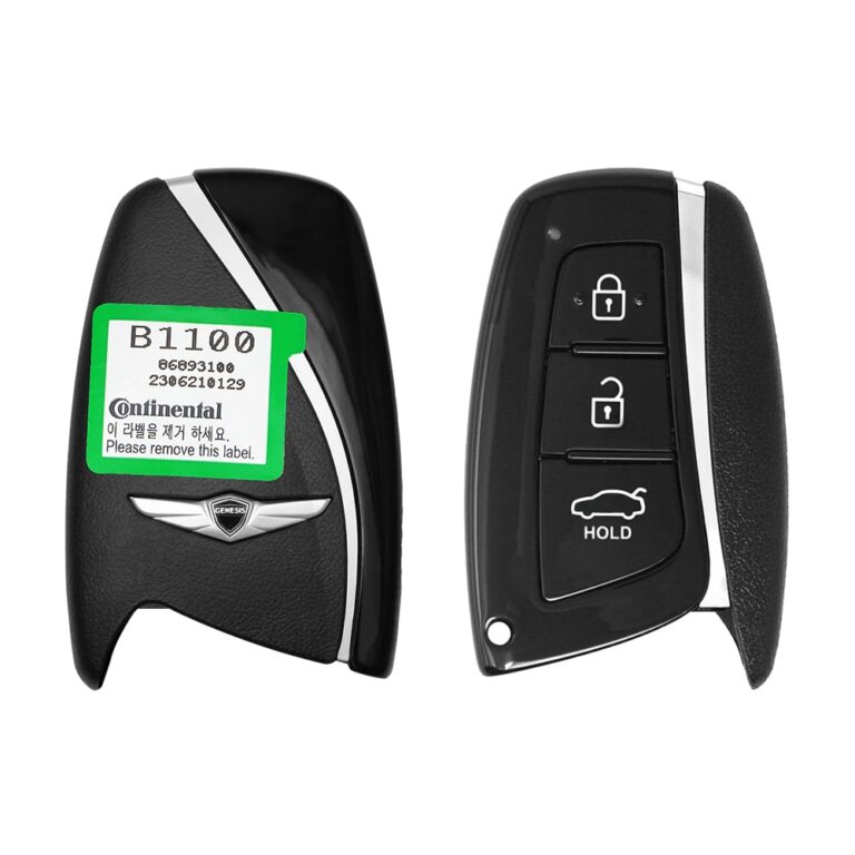 2014-2016 Hyundai Genesis Smart Key Remote 433MHz 3 Buttons SVI-DHFGEO3 95440-B1100 OEM
