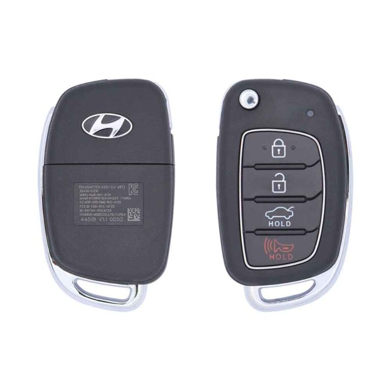 2017-2020 Hyundai Sonata Flip Key Remote 4 Button 433MHz TQ8-RKE-4F25 95430-C1210 USED