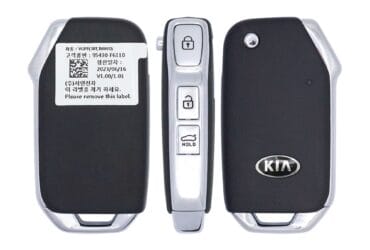 Clé pliante d’origine KIA Cadenza 2020 3 boutons 433MHz 95430-F6110