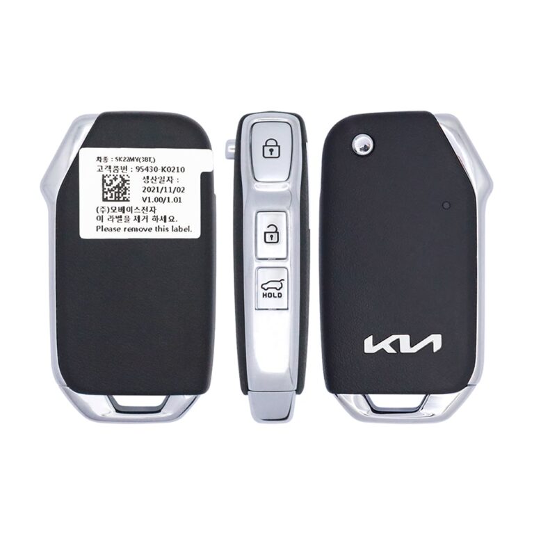 2022 Genuine KIA Soul Flip Key Remote 3 Button 433MHz HITAG AES ID4A Chip 95430-K0210 OEM