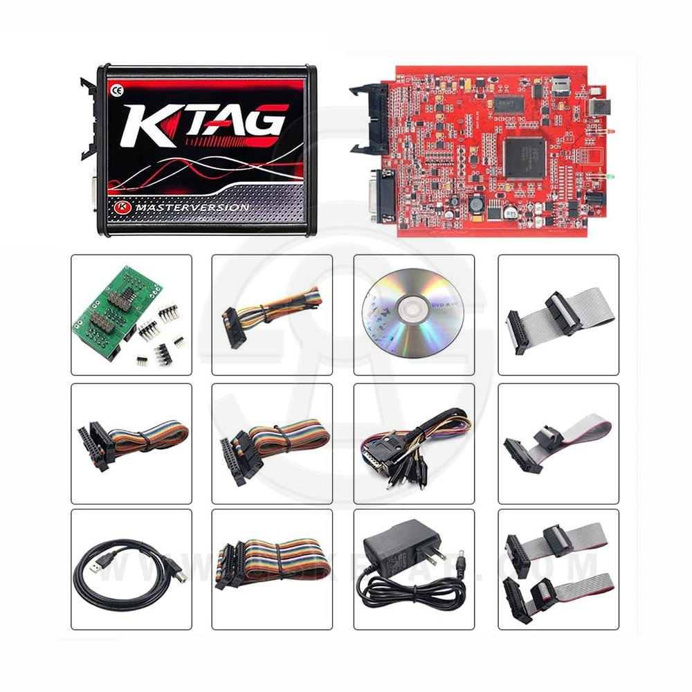K-TAG KTAG V2.25 Firmware V7.020 ECU Programming Chip Tuning Tool With Red PCB Master Version Product List
