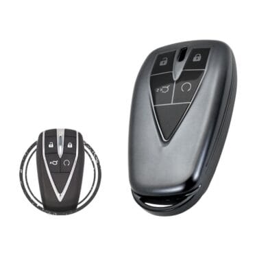 TPU Key Cover Case For Changan CS75 PLUS CS35 PLUS Smart Key Remote 4 Button BLACK Metal Color