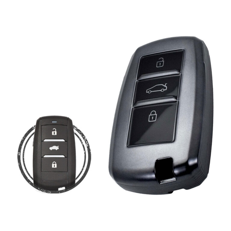 TPU Key Cover Case For Changan CS35 CS75 Smart Key Remote 3 Button BLACK Metal Color