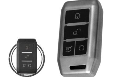 TPU Key Cover Case For BYD Qin EV E2 Yuan 535 E1 E3 Remote Key 4 Button BLACK Metal Color