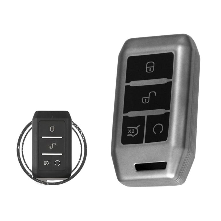 TPU Key Cover Case For BYD Qin EV E2 Yuan 535 E1 E3 Remote Key 4 Button BLACK Metal Color