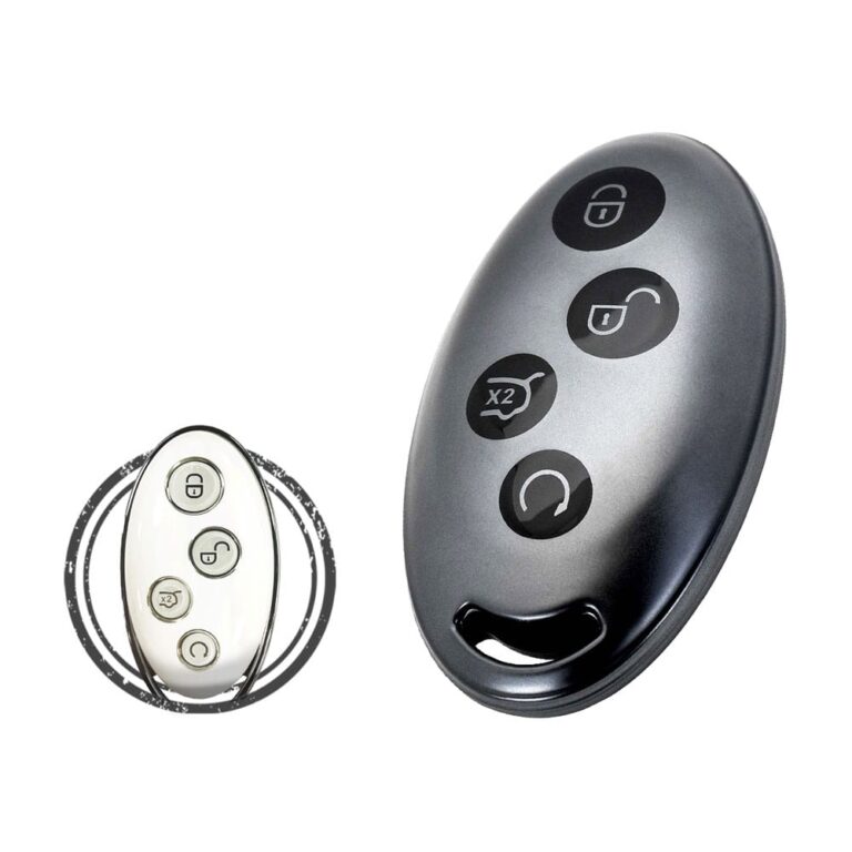 TPU Key Cover Case For BYD Song Max Yuan Smart Key Remote 4 Button BLACK Metal Color