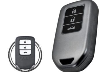 TPU Key Cover Case For Honda City Civic Jazz Amaze CR-V WR-V BR-V Smart Key Remote 3 Button BLACK Metal Color