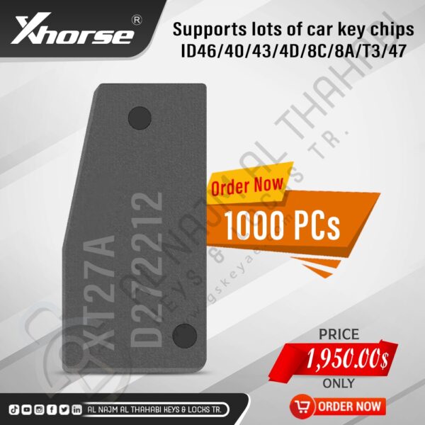 1000pcs Of Xhorse VVDI Super Chip XT27A01 XT27A66 Transponder (1)