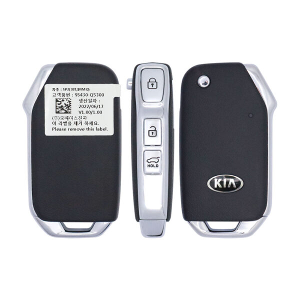 2020 KIA Seltos Flip Key Remote 3 Button 433MHz 8A Chip NYOSYEC4TX1907 95430-Q5300 OEM