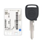 2009-2012 Genuine Chevrolet Spark Transponder Key DW04 8E Chip 94823321 OEM (1)