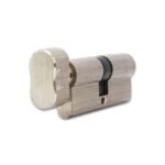 Brass Door lock Cylinder with 3 Standard Keys Plus Knob Size 70mm (1)