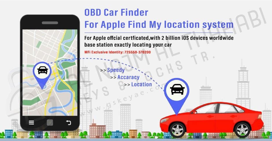 New Universal Gps tracker For Auto Iphone Ipad Car OBD GPS Locator Find My  Apple official App - AliExpress