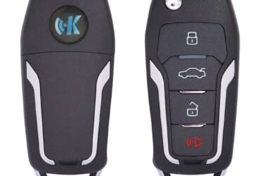 Télécommande clé pliante universelle Keydiy KD 4 boutons série NB type Ford NB12-4