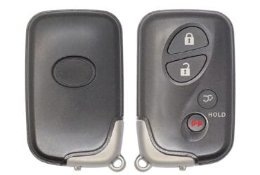Coque de clé intelligente pour Lexus LX570 RX350 SUV 2010-2015 4 boutons (Coffre)