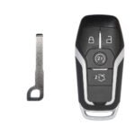 2015 Ford Fusion Smart Key Remote Shell Case 4 Button w/ Remote Start (2)