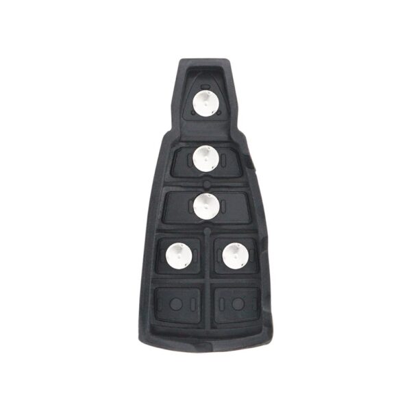 Chrysler Jeep Dodge Fobik Remote Key Rubber Pad 5 Buttons w/ Remote Start (2)