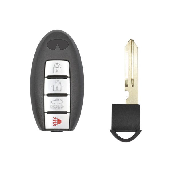 Infiniti Smart Remote Key Shell Case 4 Button Middle Battery Type (2)