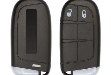 2017-2023 Coque de clé à distance intelligente Jeep Compass Chrysler Dodge 2 boutons