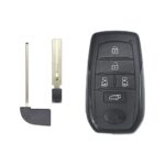 2016-2020 Toyota Alphard Smart Key Remote Shell Cover Case 5 Button w/ Hatch For Lonsdor Xhorse Keydiy Smart Key PCB (2)