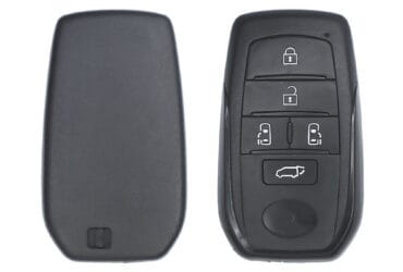 2016-2020 Toyota Alphard Smart Key Remote Shell Cover Case 5 Button w/ Hatch For Lonsdor Xhorse Keydiy Smart Key PCB