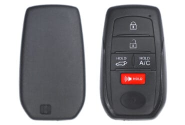 2021-2025 Toyota BZ4X RAV4 Prime Smart Key Remote Shell Cover Case 5 Button A/C Button For Lonsdor Xhorse Keydiy Smart Key PCB