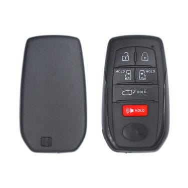 2021-2022 Toyota Sienna Smart Key Remote Shell Cover Case 6 Button L & R Sliding Doors For Lonsdor Xhorse Keydiy Smart Key PCB