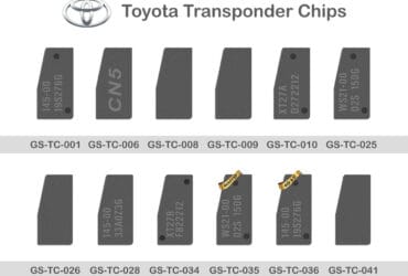 Toyota Transponder Chips 4D67 - 4D72 (G-Chip) - H Chip - 4C - 4D60 - CN5 - XT27A - XT27B All in One