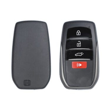 2021-2025 Toyota Venza Corolla Cross Smart Key Remote Shell Cover Case 4 Button For Lonsdor Xhorse Keydiy Smart Key PCB