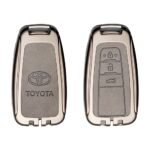 Zinc Alloy Key Cover Case 3 Button For Toyota Hilux Land Cruiser Prado Smart Key Remote (1)