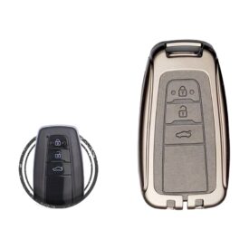 Zinc Alloy Key Cover Case 3 Button For Toyota Hilux Land Cruiser Prado Smart Key Remote