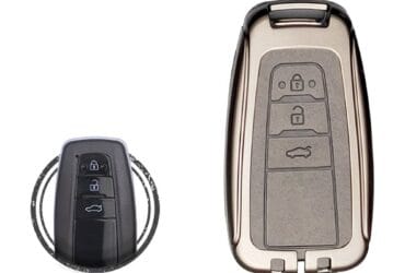 Zinc Alloy Key Cover Case 3 Button For Toyota Hilux Land Cruiser Prado Smart Key Remote