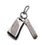 Zinc Alloy and Leather Key Cover Case 4 Button For Lexus ES350 Smart Key Remote (2)