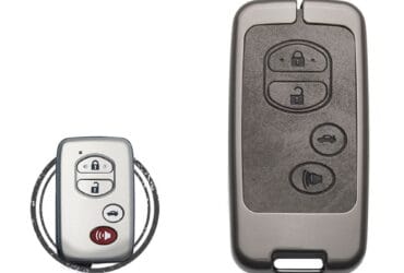 Zinc Alloy Key Cover Case 4 Button For 2007-2015 Toyota Aurion Corolla Camry Avalon Land Cruiser