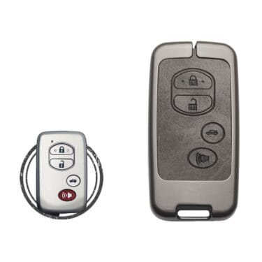 Zinc Alloy Key Cover Case 4 Button For 2007-2015 Toyota Aurion Corolla Camry Avalon Land Cruiser