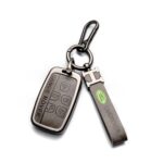 Zinc Alloy and Leather Key Cover Case 5 Button For Land Rover Range Rover (2)