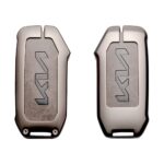 Zinc Alloy and Leather Key Cover Case For 2019-2023 KIA Cerato Forte K900 Sportage Soul Telluride (1)