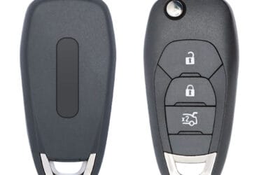 2017-2019 Chevrolet Cruze Flip Key Remote Shell Case 3 Button (Trunk) HU100 Blade Aftermarket