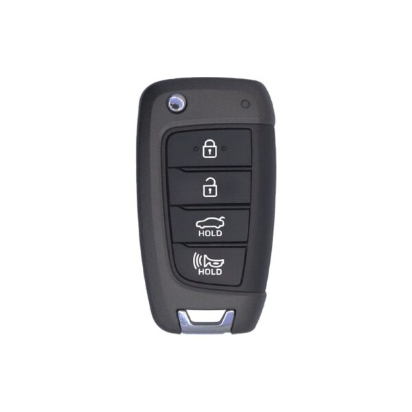 2019-2022 Hyundai Sonata Flip Key Remote 4 Button 433MHz ID47 Chip TQ8-RKE-4F40 95430-L1000 USED (1)
