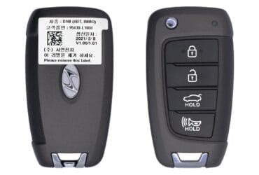 2019-2022 Hyundai Sonata Flip Key Remote 4 Button 433MHz ID47 Chip TQ8-RKE-4F40 95430-L1000 USED
