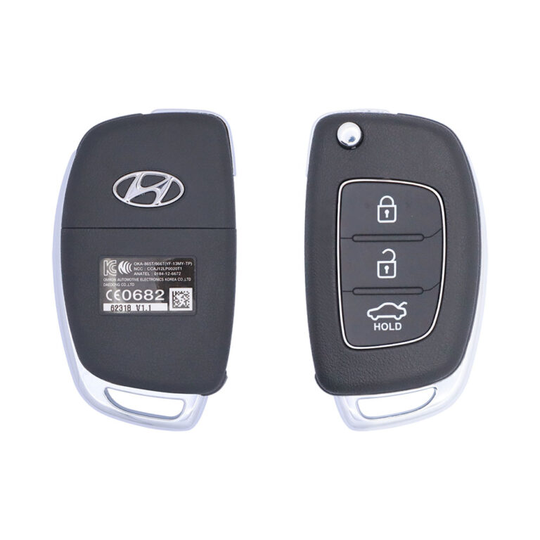 2013-2015 Hyundai Tucson Sonata Flip Key Remote 3 Button 433MHz OKA-865T 95430-3S461 USED