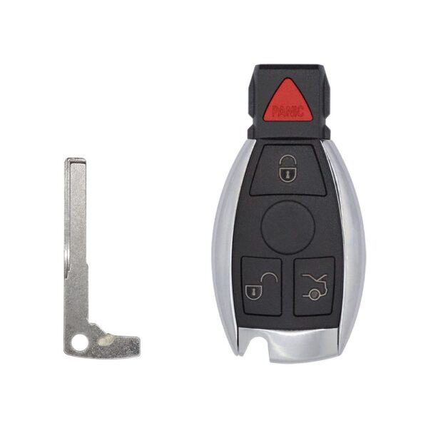 2013-2019 Mercedes FBS4 Original Smart Remote Key PCB 4 Button 315MHz with Aftermarket Shell (3)