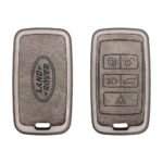 Zinc Alloy and Leather Key Cover Case 5 Button For 2018-2023 Land Rover Discovery Range Rover Sport Evoque (1)