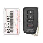 2020-2021 Lexus NX RX LX570 Genuine Smart Key 4 Button 315MHz HYQ14FLB 89904-48V80 (1)